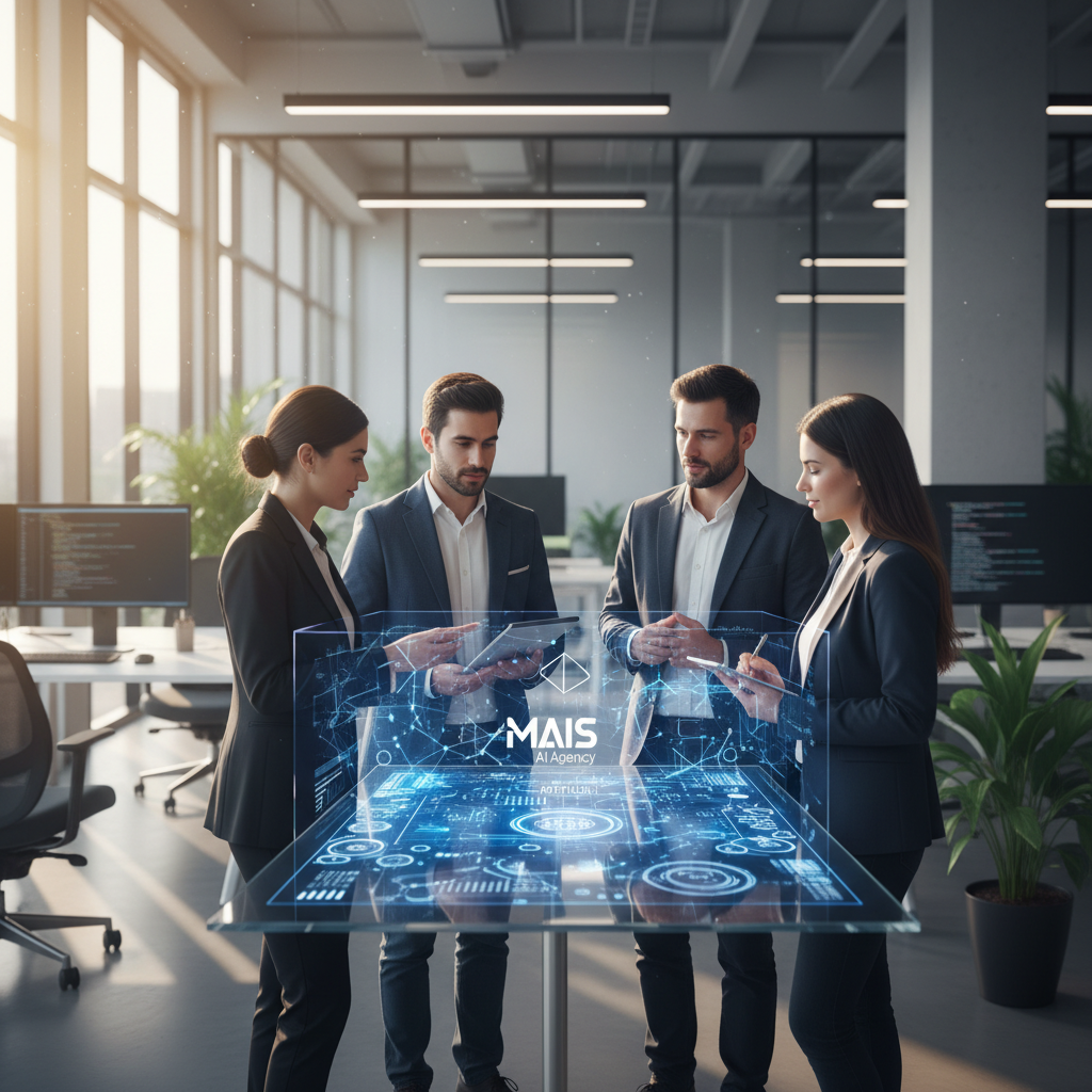 Equipa de PME a mapear processos antes de adoptar IA