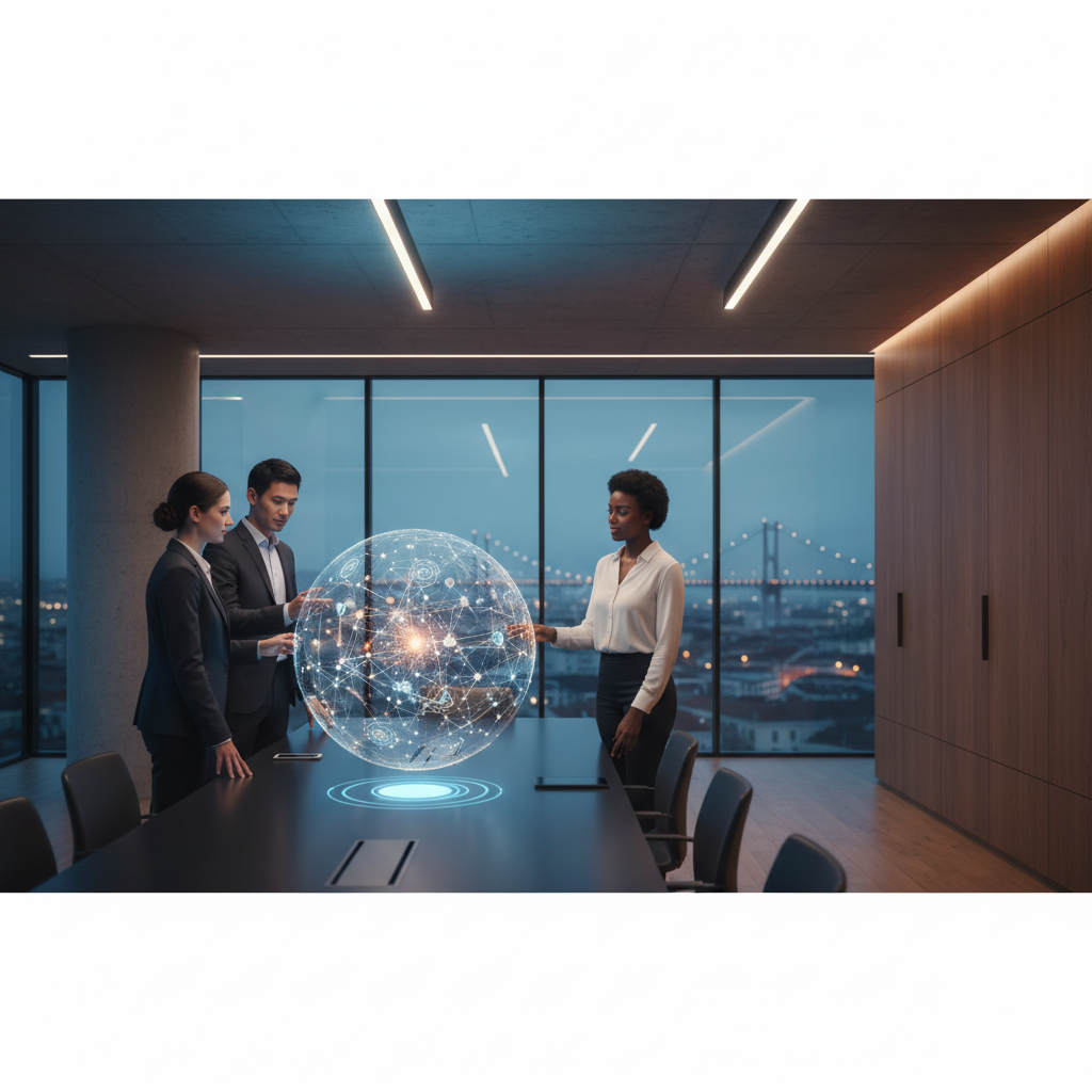 Equipa de atendimento de PME com apoio de ferramentas digitais